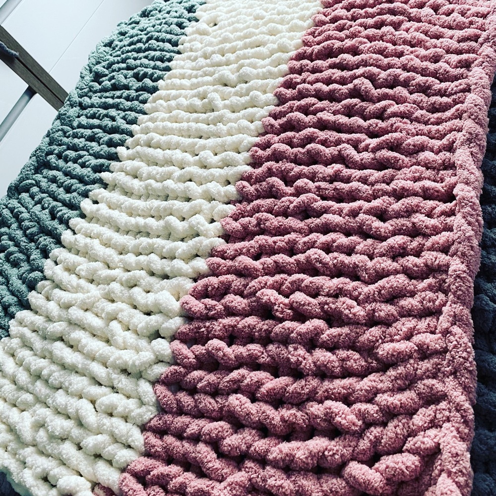 Brand new handmade chenille yarn  30X40